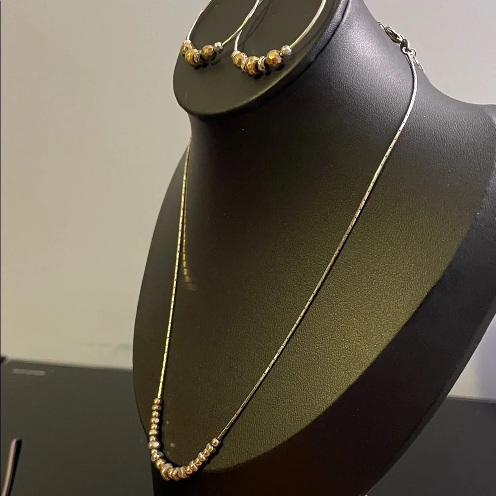 Vintage Dyadema Italy 925 Necklace & Earrings
